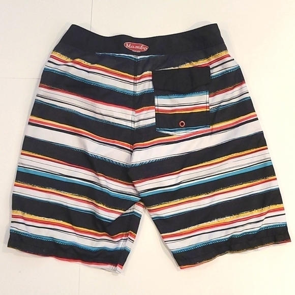 𝅺3/$20 Mambo Australia Striped Board Shorts - Picture 2 of 7